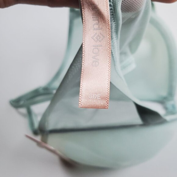 Thirdlove Bare Mesh Front Close Racerback Bra Women 30E NWT Semi Sheer Smooth - Picture 12 of 16